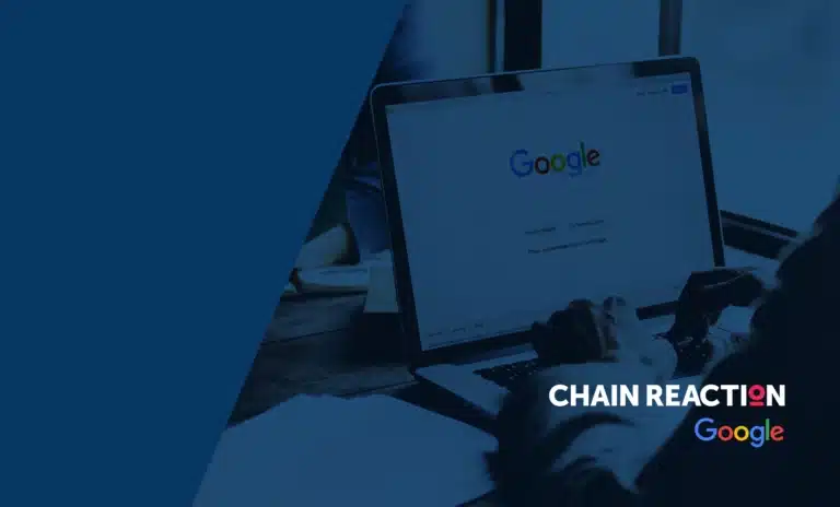 Chain Reaction and Google Partner 2023